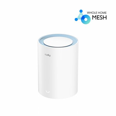 Cudy - M1200 AC1200 Whole Home Wi-Fi Mesh System (1-Pack) - Fehér