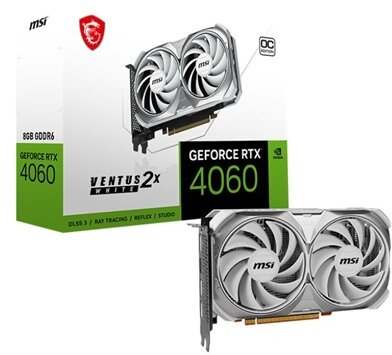 MSI RTX4060 - VENTUS 2X WHITE 8G OC