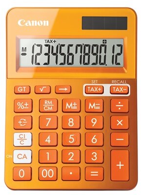Canon - LS-123K narancssárga asztali számológép - 9490B004