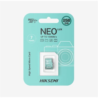 Hikvision HIKSEMI MicroSD kártya - NEO LUX 32GB microSDHC™, Class 10 and UHS-I, TLC (r/w: 100 / 70MB, V30)