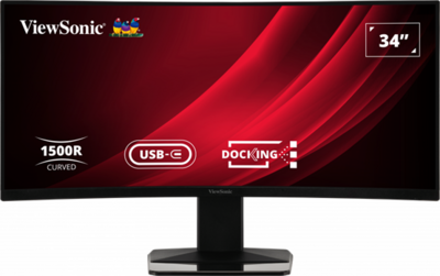 ViewSonic 34" VG3419C 3440x1440 USB-C 120Hz FreeSync Premium - 1500R - VA