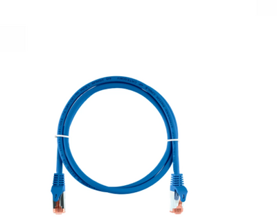 NIKOMAX Patch kábel S/FTP CAT6a LSOH, Essential Series, 15m, kék - NMC-PC4SA55B-ES-150-C-BL