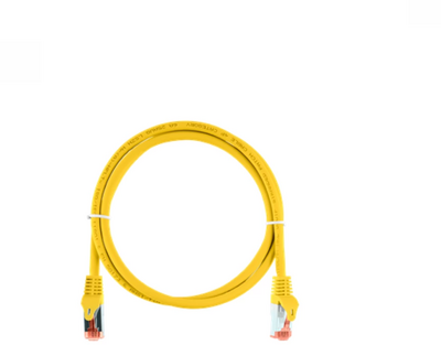 NIKOMAX Patch kábel S/FTP CAT6a LSOH, Essential Series, 10m, sárga - NMC-PC4SA55B-ES-100-C-YL