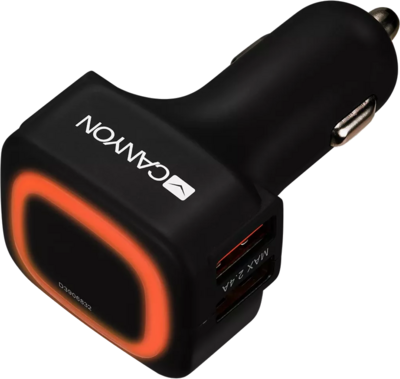 Canyon CNE-CCA05B univerzális autós töltő adapter - CNE-CCA05B