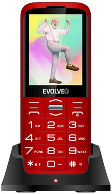 Evolveo Easyphone XO EP630 2,8" piros mobiltelefon