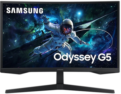 SAMSUNG Ívelt Gaming 165Hz VA monitor 32" G55C, 2560x1400, 16:9, 300cd/m2, 1ms, HDMI/DisplayPort