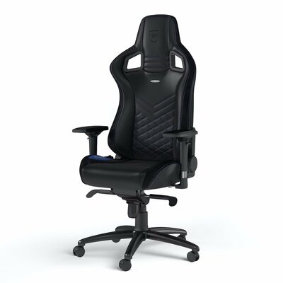 Noblechairs EPIC PU Fekete/Kék háttámla - NBL-SP-BRE-008