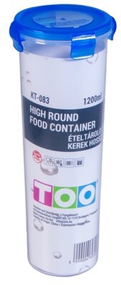 TOO KT-083 1200ml-es kerek, 28cm magas ételtároló doboz