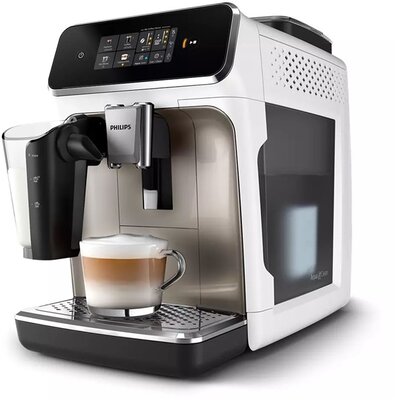 Philips EP2333/40 2300 LatteGo tejhabosítóval fehér-króm automata kávéfőző