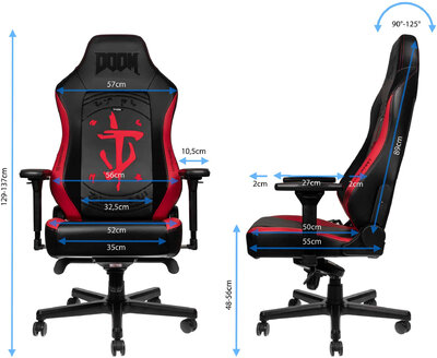 noblechairs HERO DOOM Edition PU Bőr