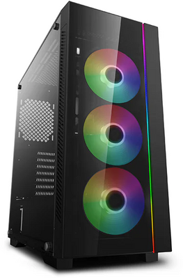 DeepCool - MATREXX 55 V3 ADD-RGB 3F számítógépház - Fekete