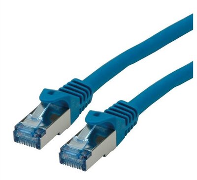 ROLINE Kábel S/FTP PATCH CAT6a, LSOH, 0,5m kék - 21.15.2840-100