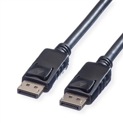 ROLINE Kábel DisplayPort v1.2, 7,5m, fekete - 11.04.5985-10
