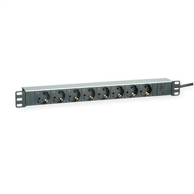 ROLINE PDU Rack-be, 8x Schuko, C14 M, 2 m - 19.07.1622-10