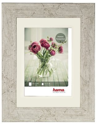 Hama - "CHALET" 15x20 cm szürkésbarna műanyag keret - 00175289