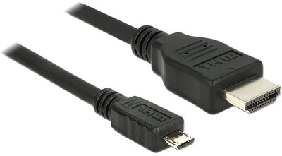 Delock - HDMI-MHL 3.0 USB micro B kábel 3m - 83650