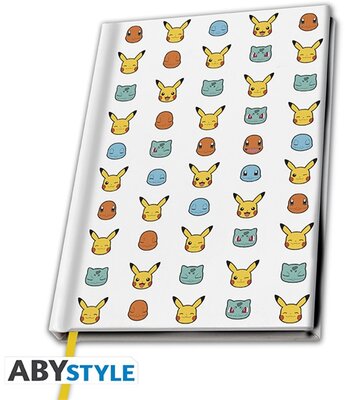 Pokémon "Starters" A5 jegyzetfüzet - ABYNOT083