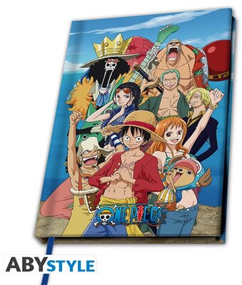 One Piece "Straw Hat Crew" A5 jegyzetfüzet - ABYNOT069