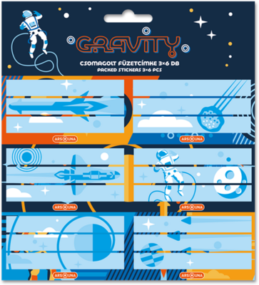 Ars Una Gravity 24 (5367) 3x6 db-os csomagolt füzetcímke