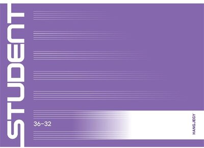 ICO Student 36-32 fekvő hangjegyfüzet