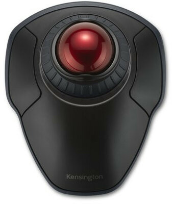 Kensington Orbit vezeték nélküli trackball görgető gyűrűvel, dobozos csomagolás, fekete - K70992WW