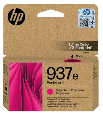 HP 4S6W7NE Tintapatron Magenta 1.650 oldal kapacitás No.937e EvoMore