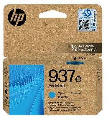 HP 4S6W6NE Tintapatron Cyan 1.650 oldal kapacitás No.937e EvoMore