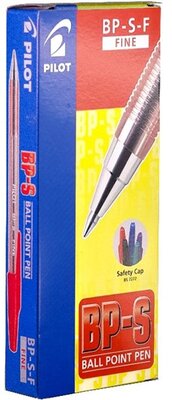 Pilot BP-S 12 db/csomag piros golyóstoll