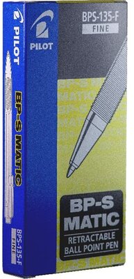 Pilot BP-S MATIC 12 db/csomag fekete golyóstoll