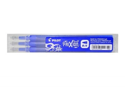 Pilot Frixion 0,5mm 3db-os kék rollertoll betét