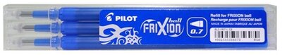 Pilot Frixion 0,7mm 3db-os kék rollertoll betét