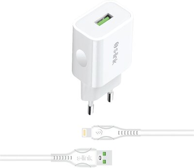 S-Link Hálózati töltő - AND-EC14B Lightning - 36832