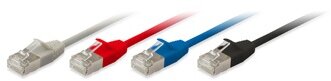 Equip Slim Kábel - 606117 (S/FTP patch kábel, Vékony, CAT6A, Réz, LSOH, 10Gb/s, bézs, 5m) - 606117