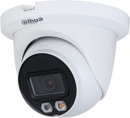 Dahua IP turretkamera - IPC-HDW2449TM-S-IL (4MP, 2,8mm, kültéri, H265, IP67, IR30m, IL30m, SD, PoE, mikrofon, Lite AI)