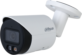 Dahua IP csőkamera - IPC-HFW2249S-S-IL (2MP, 2,8mm, kültéri, H265+, IP67, IR30m, IL10m, SD, PoE, mikrofon, Lite AI)