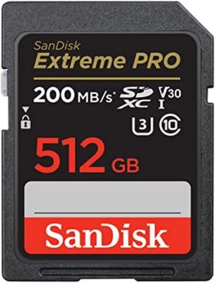 SANDISK - Extreme Pro SDXC 512GB - SDSDXXD-512G-GN4IN