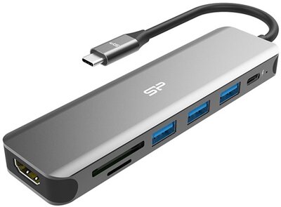 Silicon Power - USB HUB - Type-C 7in1 HUB - SPU3C07DOCSU200G