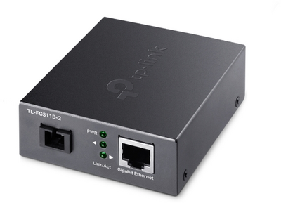 TP-LINK - TL-FC311B-2 Gigabit WDM Media Converter
