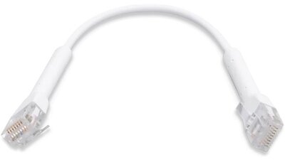 Ubiquiti - UniFi patch kábel, 0.3 méter, fehér - U-Cable-Patch-0.3M-RJ45