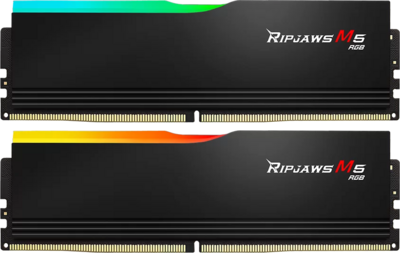 DDR5 G.SKILL Ripjaws M5 RGB 6400MHz (Intel XMP) 96GB - F5-6400J3239F48GX2-RM5RK (KIT 2DB)