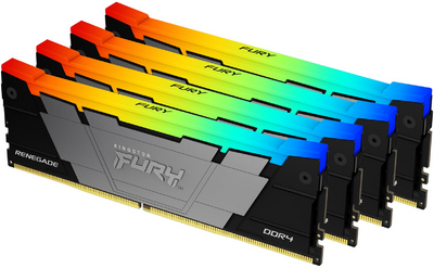 DDR4 KINGSTON FURY Renegade RGB 3600MHz 32GB - KF436C16RB2AK4/32 (KIT 4DB)