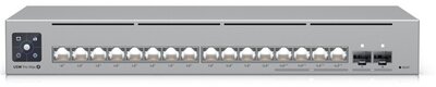 Ubiquiti - USW-Pro-Max-16-PoE 12port GbE LAN PoE 4x2.5GbE Multi-Gigabit LAN PoE 2xSFP+ port L3 menedzselhető switch