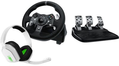 Logitech G920 Driving Force PC/XBox kormány + ASTRO A10 headset csomag - 991-000487