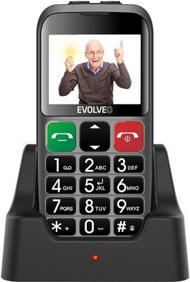 Evolveo EasyPhone ET EP851 2,4" DualSIM ezüst mobiltelefon