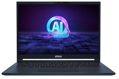 MSI Stealth 14 AI Studio A1VFG-095 14"QHD+/Intel Core Ultra 7 155H/32GB/1TB/RTX 4060 8GB/Win11/kék laptop