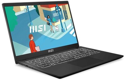 MSI Modern 15 B13M-1029 15,6"FHD/Intel Core i3-1315U/8GB/512GB/Int.VGA/Win11/fekete laptop