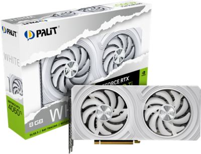 PALIT RTX4060TI - White 8GB - NE6406T019P1-1048L