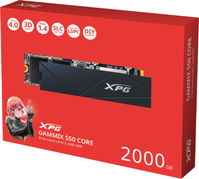 ADATA - XPG GAMMIX S50 CORE 2TB - SGAMMIXS50C-2000G-CS