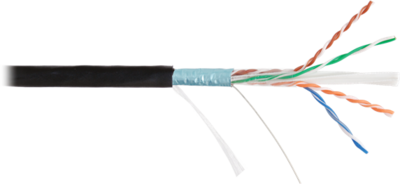 NIKOMAX Falikábel F/UTP, CAT6, Fca, PE, 305m, fekete, kültéri - NKL 4740B-BK