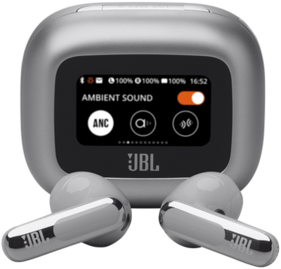 JBL - Live Flex 3 True Wireless Bluetooth zajszűrős ezüst fülhallgató - JBLLIVEFLEX3SIL